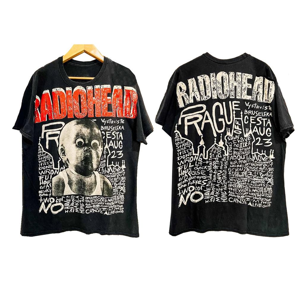 Radiohead Radio Commander Classic Casual TShirt Luxury Brand for Men and Women Top 2026