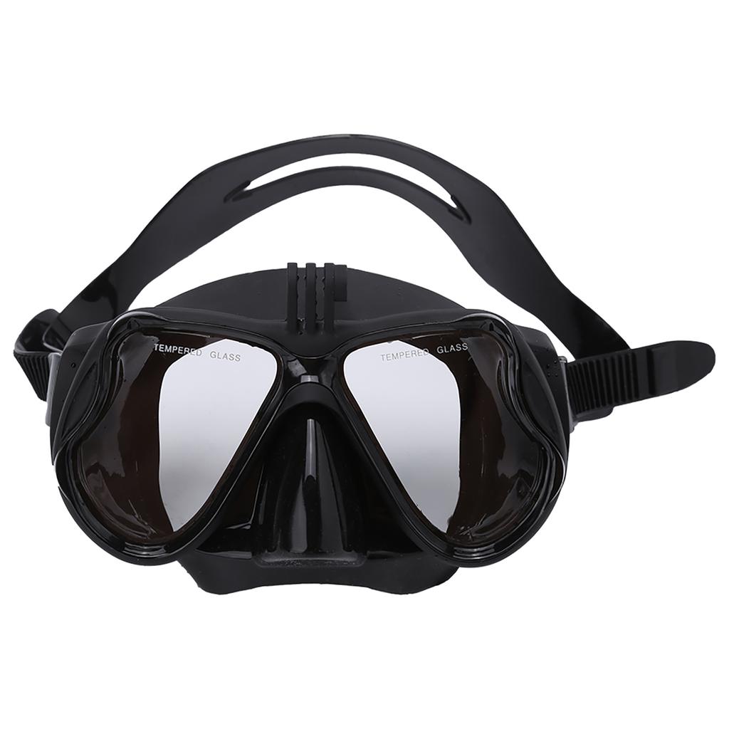 4 Colors Tempered Glass Lens Flexible Silicone Diving Face Shield For Adult