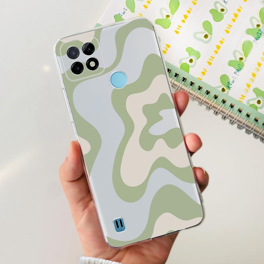 For Realme C21Y Case Realme C21 Phone Case 2023 New Printed Soft Back Cover For Realme C25 C25S C25Y RealmeC21Y Shockproof Coque