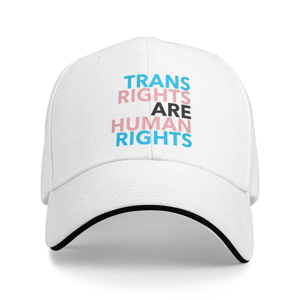 Transgender Pride LGBTQ Baseball Caps Casual Trans not Threat Sandwich Hats Unisex Polyester Caps Hat Outdoor
