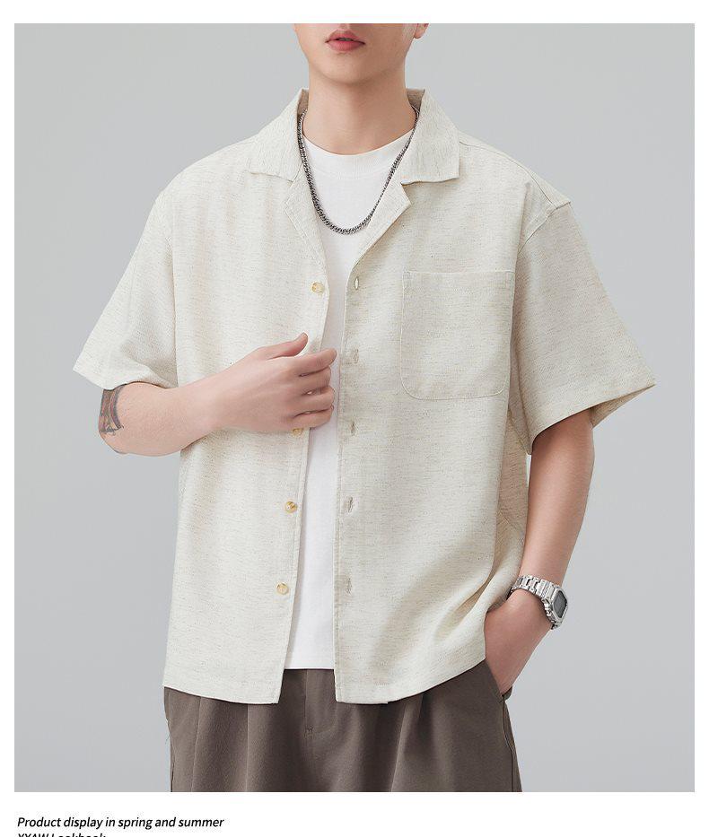 Summer Japanese Style Versatile Short Sleeve Polo Shirt - Trendy Men's 2026 Collection