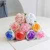 Braided Rose Handmade Crochet Flower Beautiful Long-lasting Yarn Crochet Rose Flower