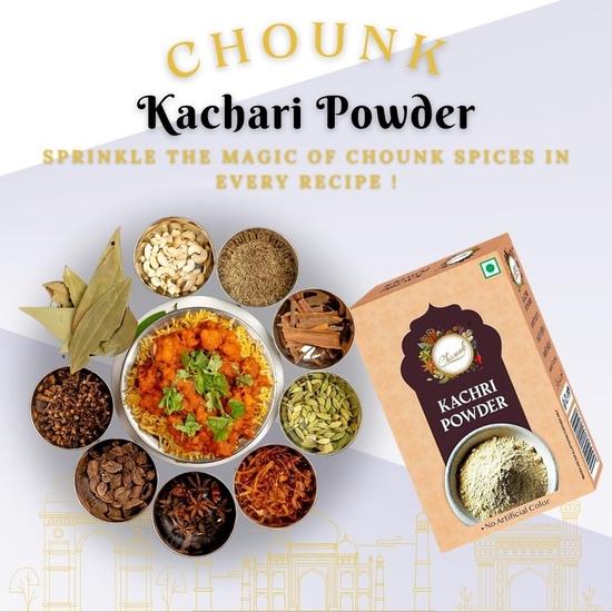 Chounk Kachari Powder, 200 Gram (100g X Pack of 2) | White Kaachri Powder | Meat Tenderizer | Dried Kachri | For Cooking | Meat Rub | BBQ Rub