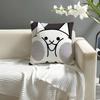 BBattle Cats Anime Kissenbezug Natürliche Leinen Bio-Stoff Doppelseitiger Druck Sofa Heimdekoration Kissenbezug