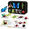 Child Simulation Insect Model 4D Assembled Puzzle Animal Toy Butterfly Bee Mantis Action Figures Educational Kid Toy Gift