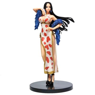 22CM Anime One Piece Boa Hancock Figures Model Toy Japanese Anime Cheongsam Figurine Collection Toy Boy Gift