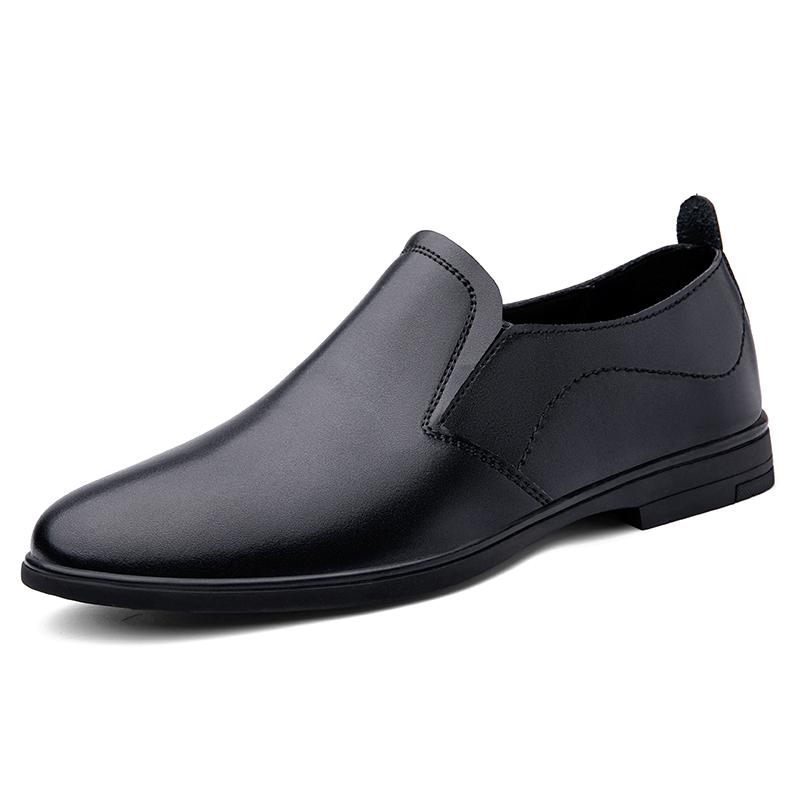 Módní ležérní kožené boty Nový přírůstek Pánské boty Oxford Pohodlné nízké formální obuv pro společenské události Obchodní Pánské Derby boty Tenisky