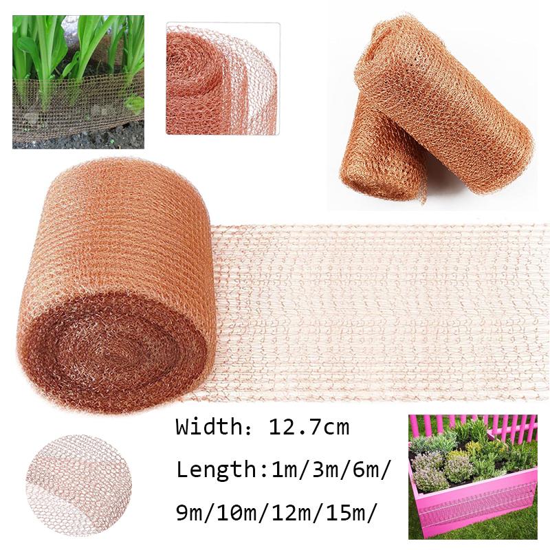 15-1meters Coppers Mesh Roll Anti-Snail/Pest Barrier EMI Shielding Garden Protection & Decorative Wire Netting