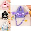 Sanrio Stitch Plush Shoulder Bag Zip Close