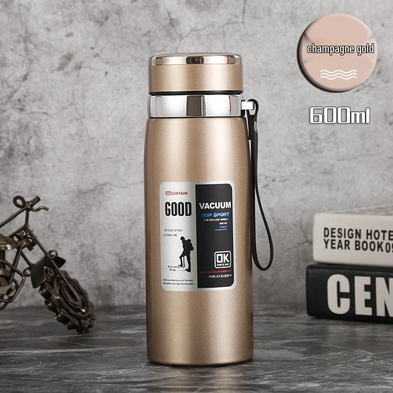 316 Stainless Steel Insulated Travel Cup - Large Capacity, Portable Tea & Water Bottle for Home and Car Use
