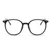 Fashion Color-Changing Myopia Glasses Men'S Trendy Myopia Glasses Frame Flat Mirror Oval Anti-Blue Light Glasses No Makeup Photosensitive