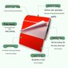 Colored Self-Adhesive Paper Stickers - Red, Yellow, Blue, Green for Barcode Printing