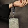 In Stock: Crystal Wrist Phone Strap with Charm Keychain Accessories