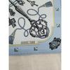 Used HERMES Blue Carre 40