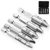 17Pcs Damaged Screw Extractor Drill Bit Set Hex Head Easy Out Bolt Extractor Spiral Broken Screw Remover Tool for Nuts Bolts