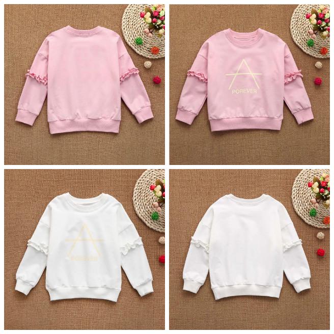 Toddler Long Sleeve Pullover Kids Baby Girls Long Sleeve Rainbow Striped Bowknot Ruched Tops Sweatshirt Autumn Winter Sweater