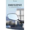 Bicycle Handlebar Mirror 360 ° Adjustable Safety Rearview MTB Road Bicycle Rearview Mirror Summer Outdoor Riding Accessories