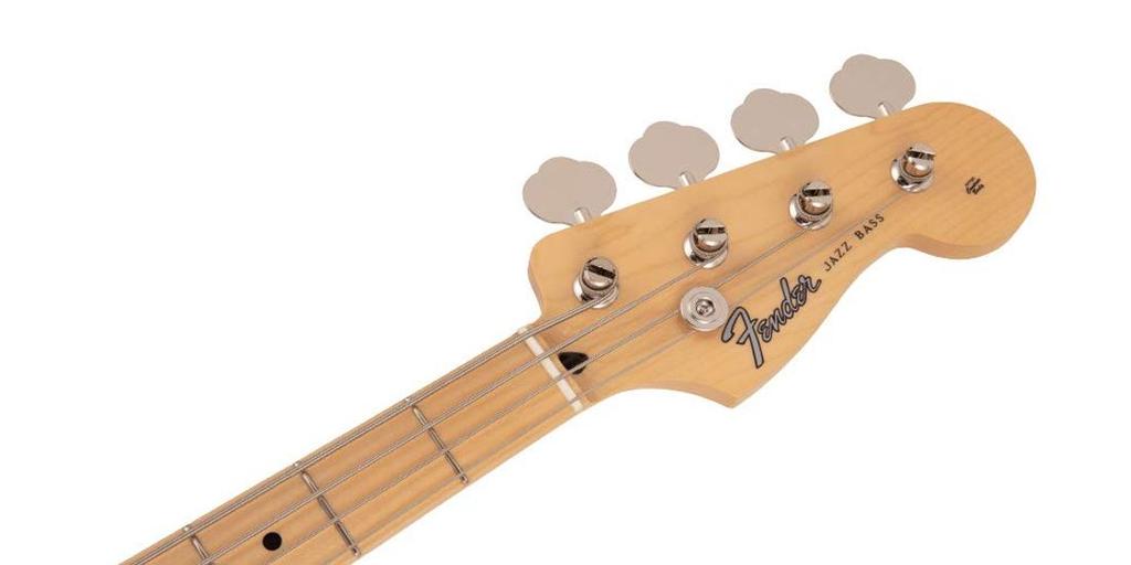 Fender Hergestellt in Japan Hybrid II Jazz Bass®, Ahorn-Griffbrett, Modena Red