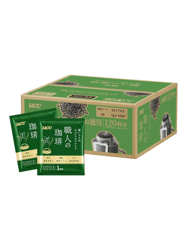 UCC Artisan Coffee Drip Coffee, Rich Flavor, Special Blend, 120 Coffees, 7g (x 120)