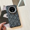 Applicable To Huawei Mate70 Letter R Magnetic Mobile Phone Case Kevlar Pattern mate60Pro Anti-drop All-inclusive Protective Case