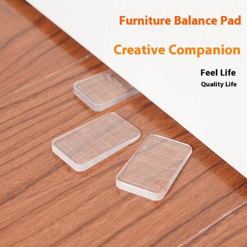 4/8Pcs Adjustable Furniture Leveling Pad Wedge Gasket Table Stabilizers Furniture Pad Levelers Easy To Install