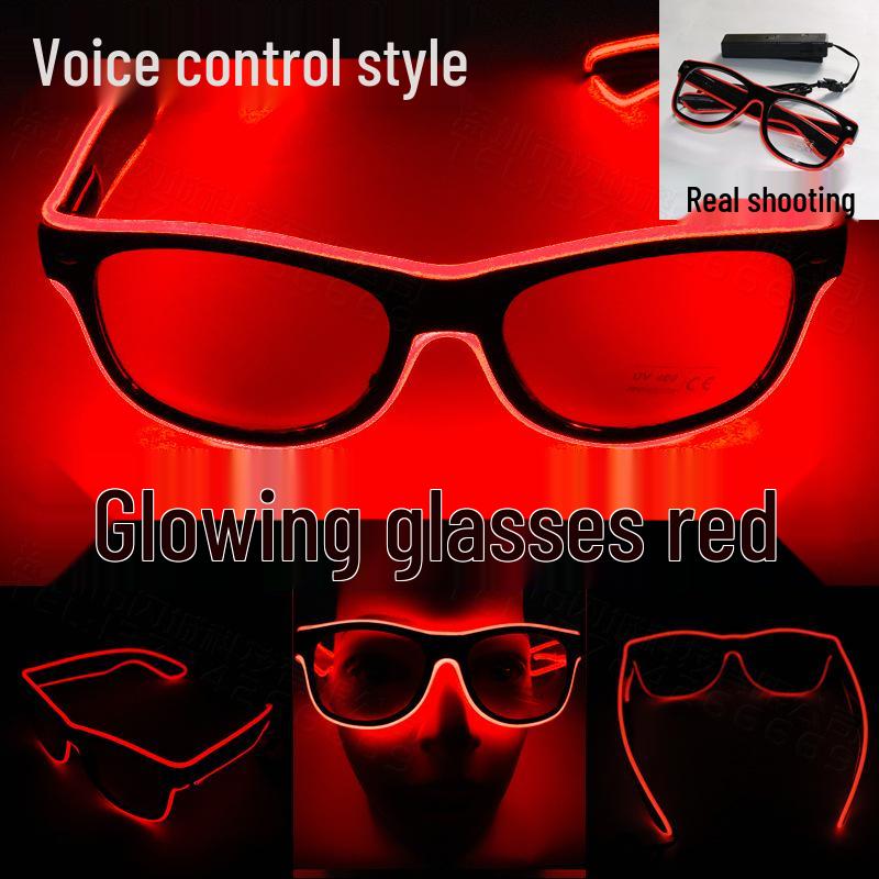 Luminous LED Voice-Activated Neon Party Glasses