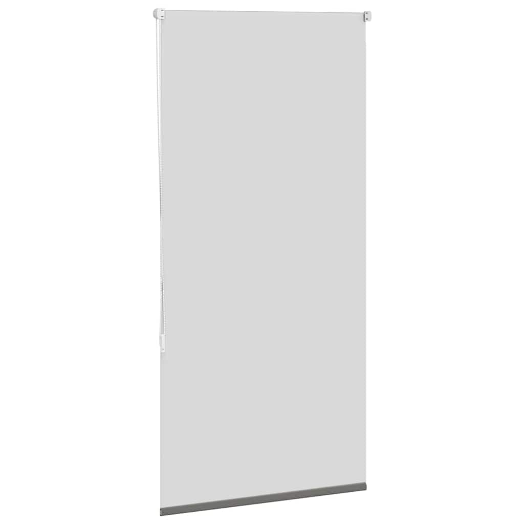 Blackout Roller Blind Grey 80x130 cm Fabric Width 75.7 cm Polyester