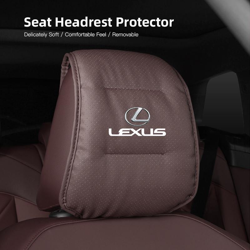 Leather Car Pillowcase Car Supplies Headrest Cover For Lexus RX330 IS250 Ct200h ES300h RX350 Anti Fouling Decoration Pillowcase NM2