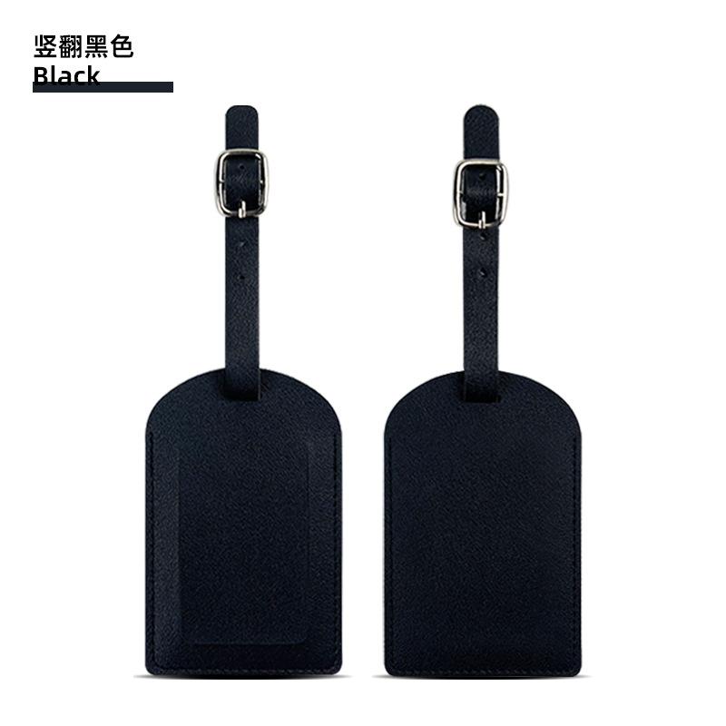 Thickened PU Luggage Tag Women Men Flight Holiday Travel Accessories Suitcase Tags Name ID Address Lable Bag Tags for Luggage