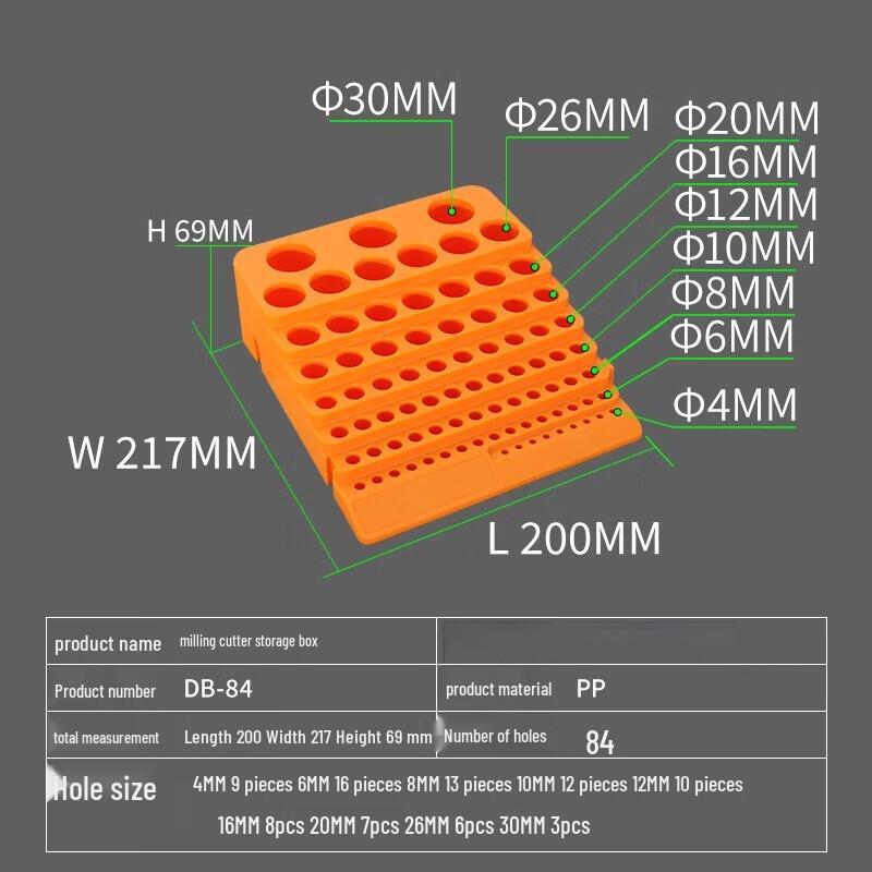 CNC Milling Cutter Storage Box