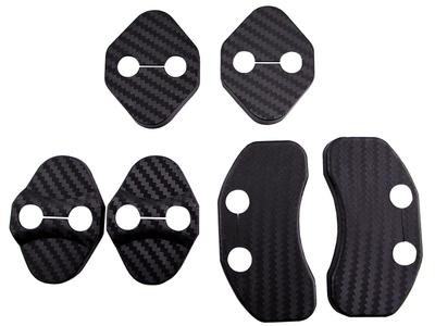 BRIGHTZ Spacia MK94S Carbon Style Door Striker Cover, 6 PCs [STRIKER-020] MK94 MK 94