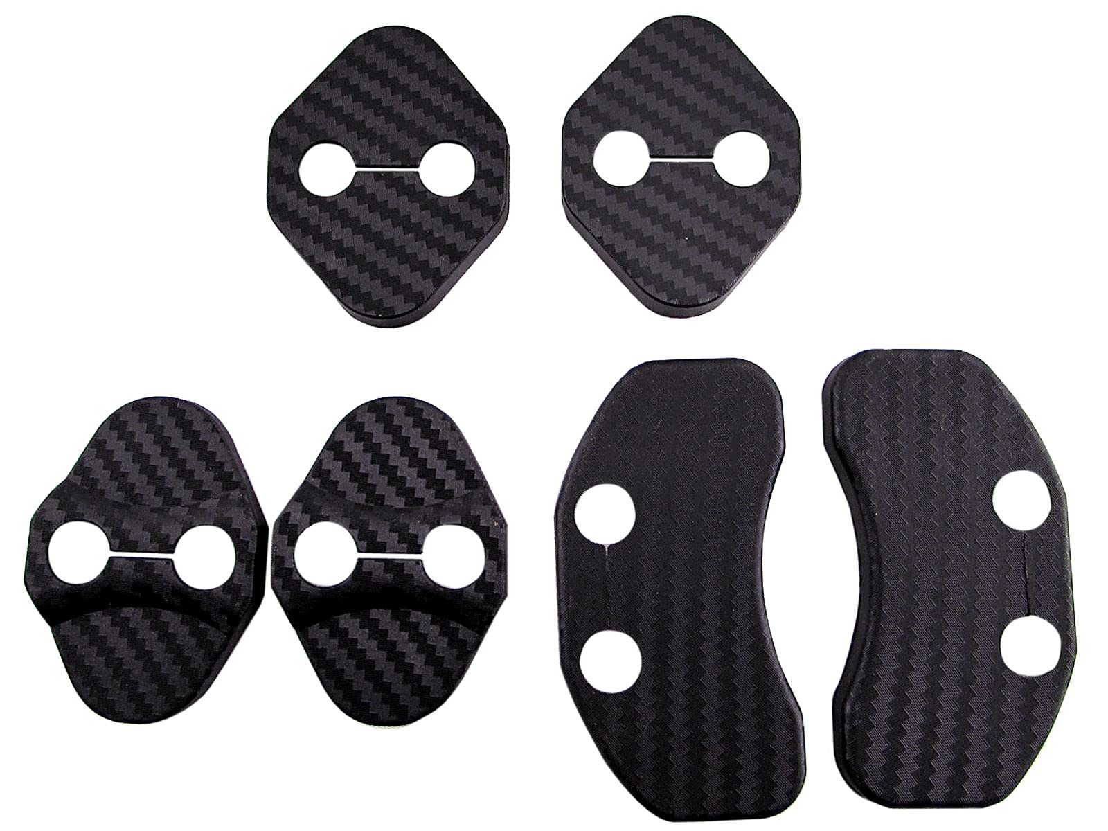 

Крышка дверного упора BRIGHTZ Spacia MK94S в карбоновом стиле 6 шт [STRIKER-020] MK94 MK 94