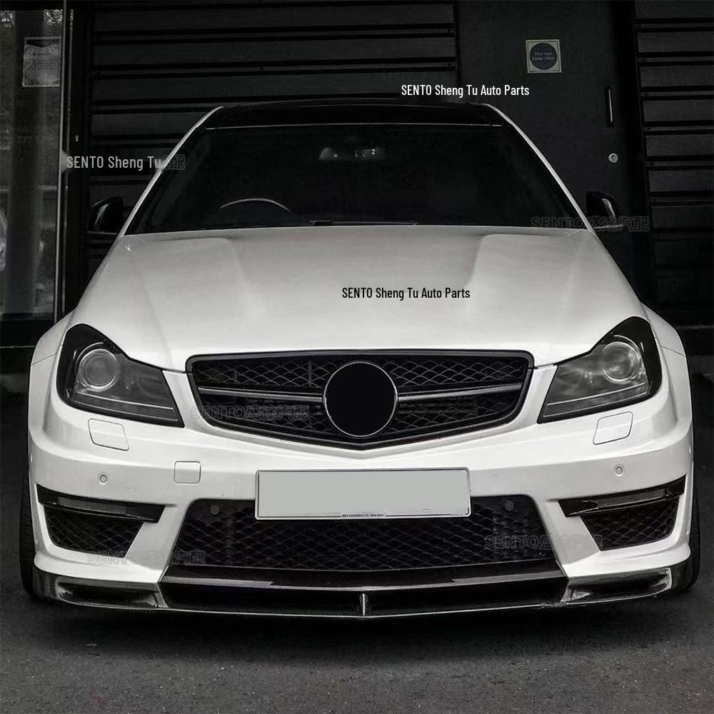 Mercedes-Benz C-Class W204 (2007-14) Front Bumper Diamond Grille AMG Style