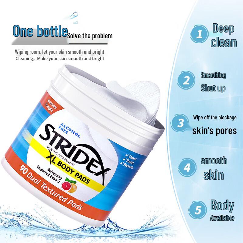 Stridex 2% Salicylic Acid Body Treatment Pads