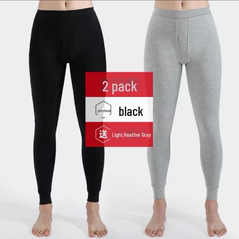 Men's 100% Cotton Lightweight Autumn Trousers - Warm, Comfortable Winter Base Pants