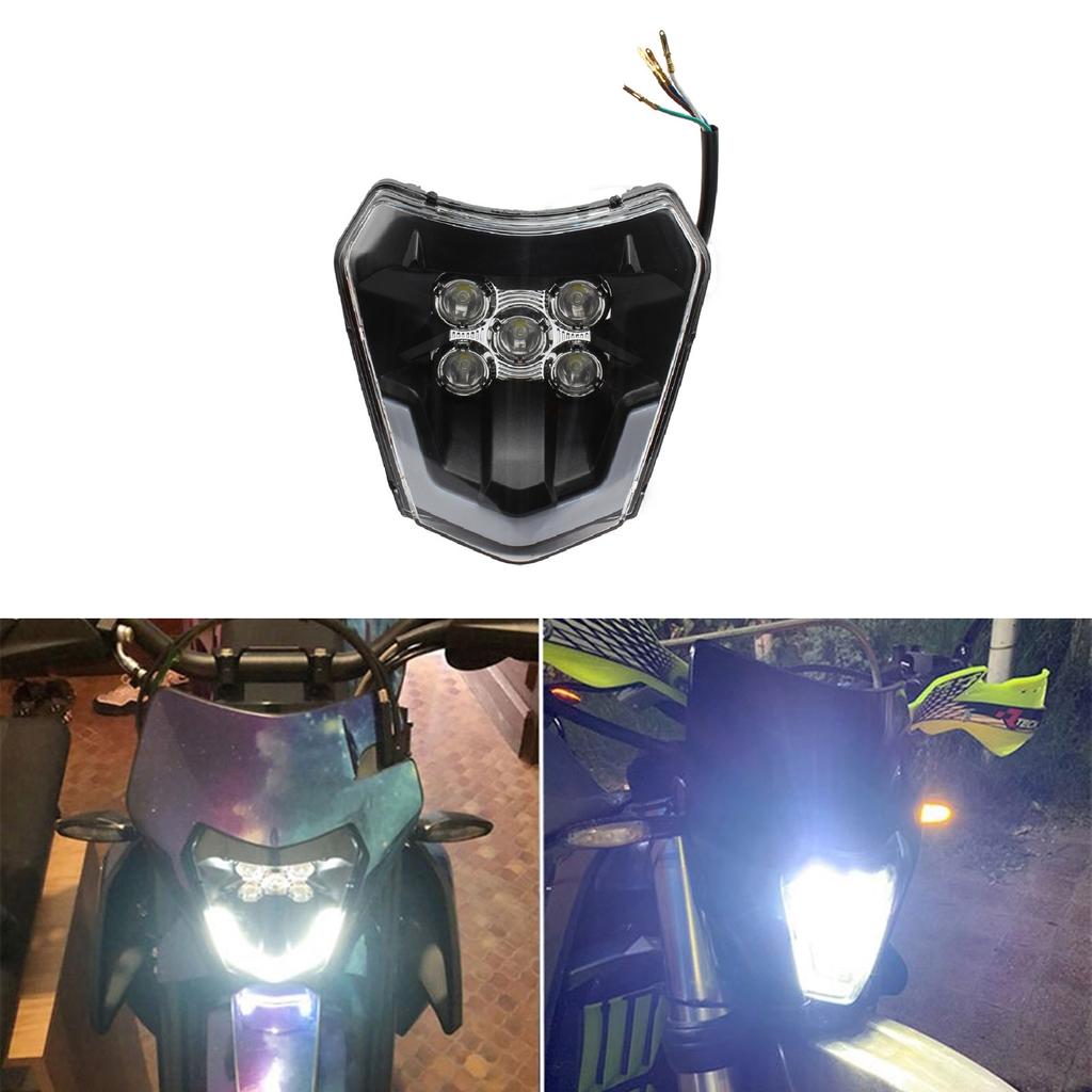 Long Lastings LED Motorcycle Front Lamp, Energy Efficient with Daylight Visibility Feature Safe Night Riding Experience