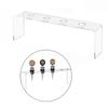 Pack Of 2 Acrylic Wine Bottle Stopper Display Holders Clear Storage Rack For Kitchen Home Bar Countertop Organizers