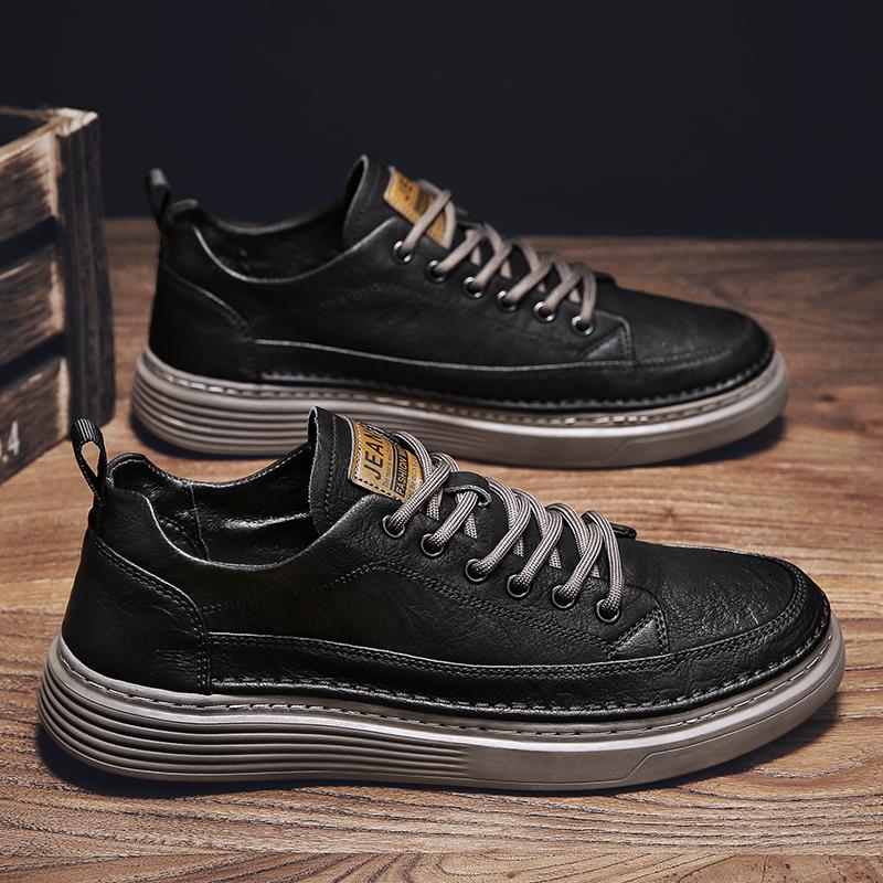 Retro British style small leather shoes summer low cut board shoes men's shoes Korean style trendy sports casual trendy shoes