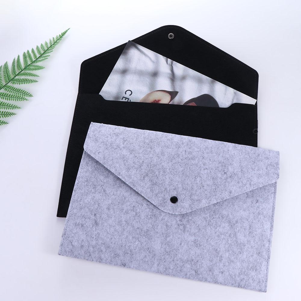 Student Stationery Document Organizer A4 Felt File Folders File Organizer Office Briefcase