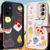 Fruit Bag Doodle Case for Samsung Galaxy A53 A50 A50S A36 5G A35 A34 A33 A32 A30 A26 A24 A23 A22 A20 A16 A15 A14 A13 4G Cover