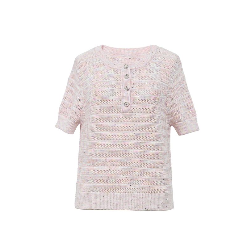 

Blacknini Palette Herbalife Segment Dyed Linen Bead Yarn Knit and Purl Stiches Openwork Knitted Top/Skirt Knitting Tops XL