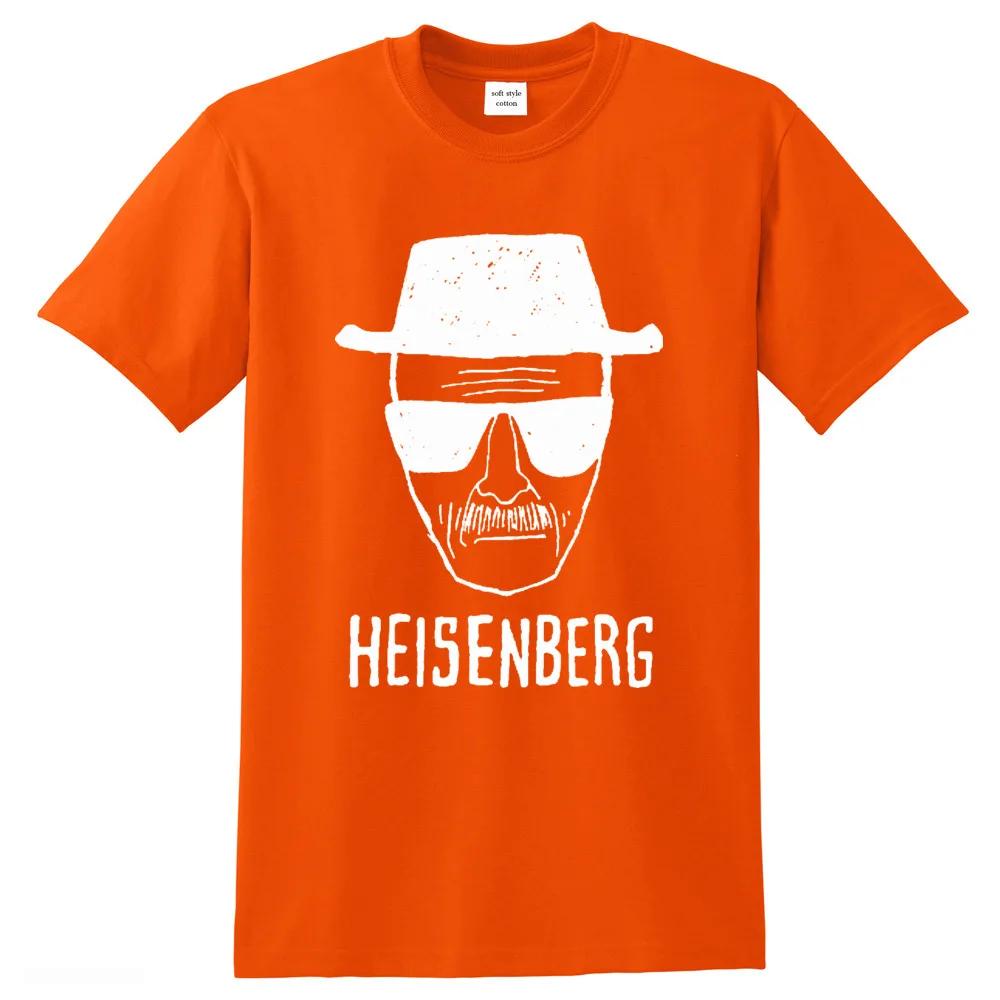 Tricou cool pentru bărbați Haine Breaking Bad Calitate superioară 100% bumbac larg Tricou imprimat Heisenberg casual pentru bărbați