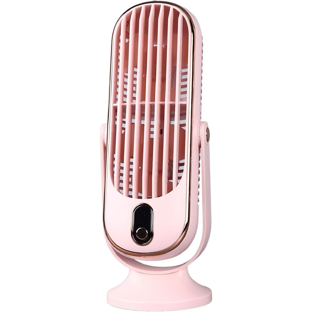 Table Tower Fan Portable USB Electric Cooling Fan with 5 Speeds Brushless Motor Standing Fans for Car Home Office ()