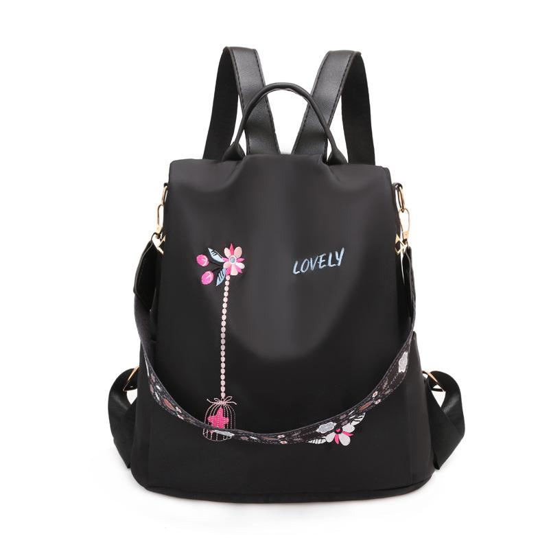 Rucksack Damen Große Kapazität Oxford Stoff Rucksack Mode Schultasche Vintage Rucksack