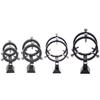 Dovhmoh Adjustable Pointer Finder Scope Bracket 6-Point Guide Scope Ring Mount for Astronomical Telescope, 50mm (18mm-49mm)
