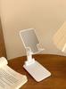 1 Pcs White Black Desk Mobile Phone Holder Stand for Men Women Adjustable Desktop Tablet Holder Universal Table Cell Phone Stand