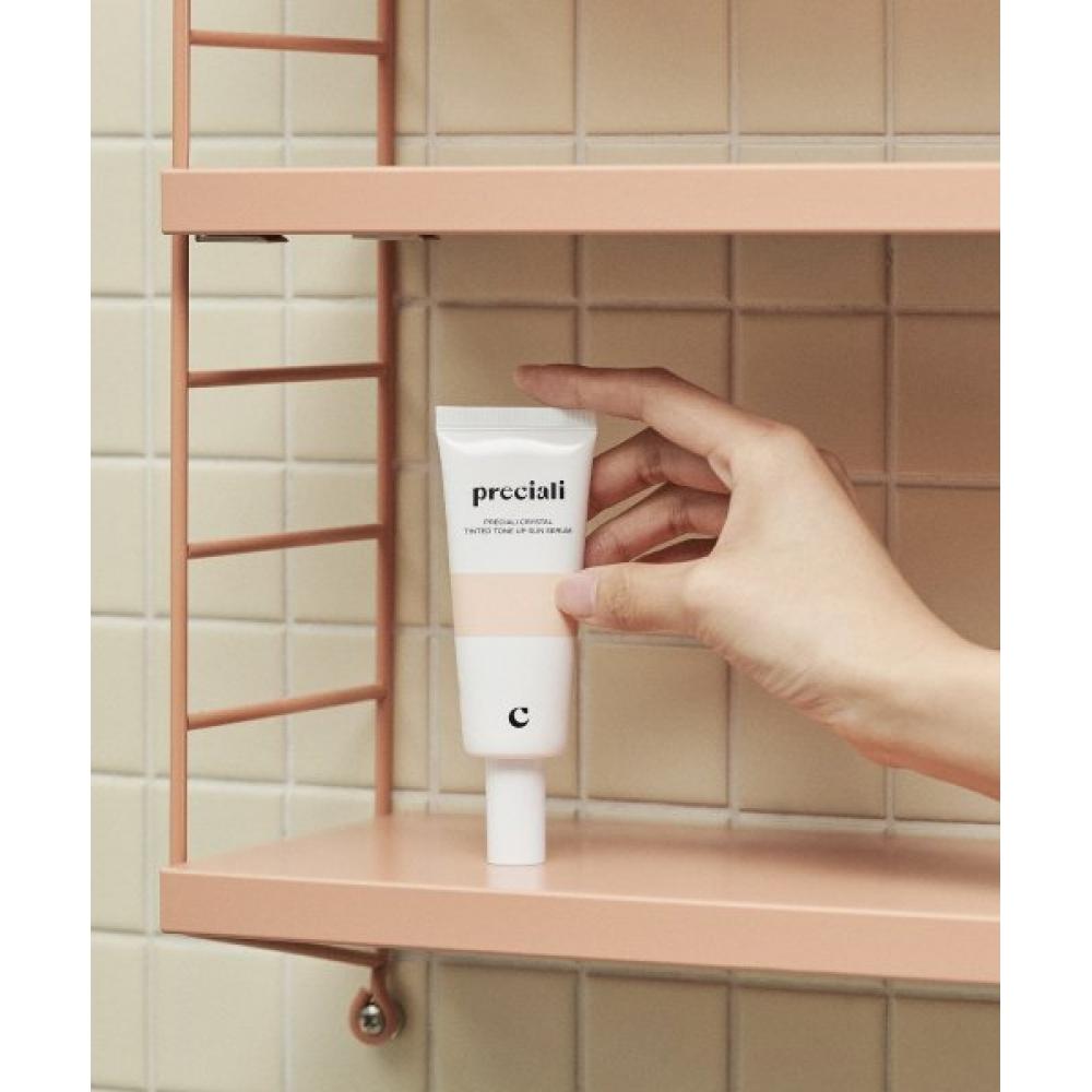 Preciali Crystal Vegan Tinted Tone Up Sun Serum