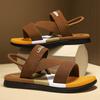 Summer Sandals Summer Wear Non-slip Dual-purpose Driving Slippers Men's Soft-soled Beach Cool Slippers