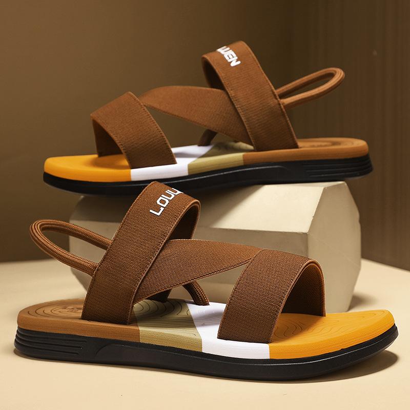 Summer Sandals Summer Wear Non-slip Dual-purpose Driving Slippers Men's Soft-soled Beach Cool Slippers