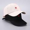 Fashionable and Versatile Embroidered Small Heart Hollow Top Baseball Cap Simple and Fresh Outdoor Casual Duckbill Cap